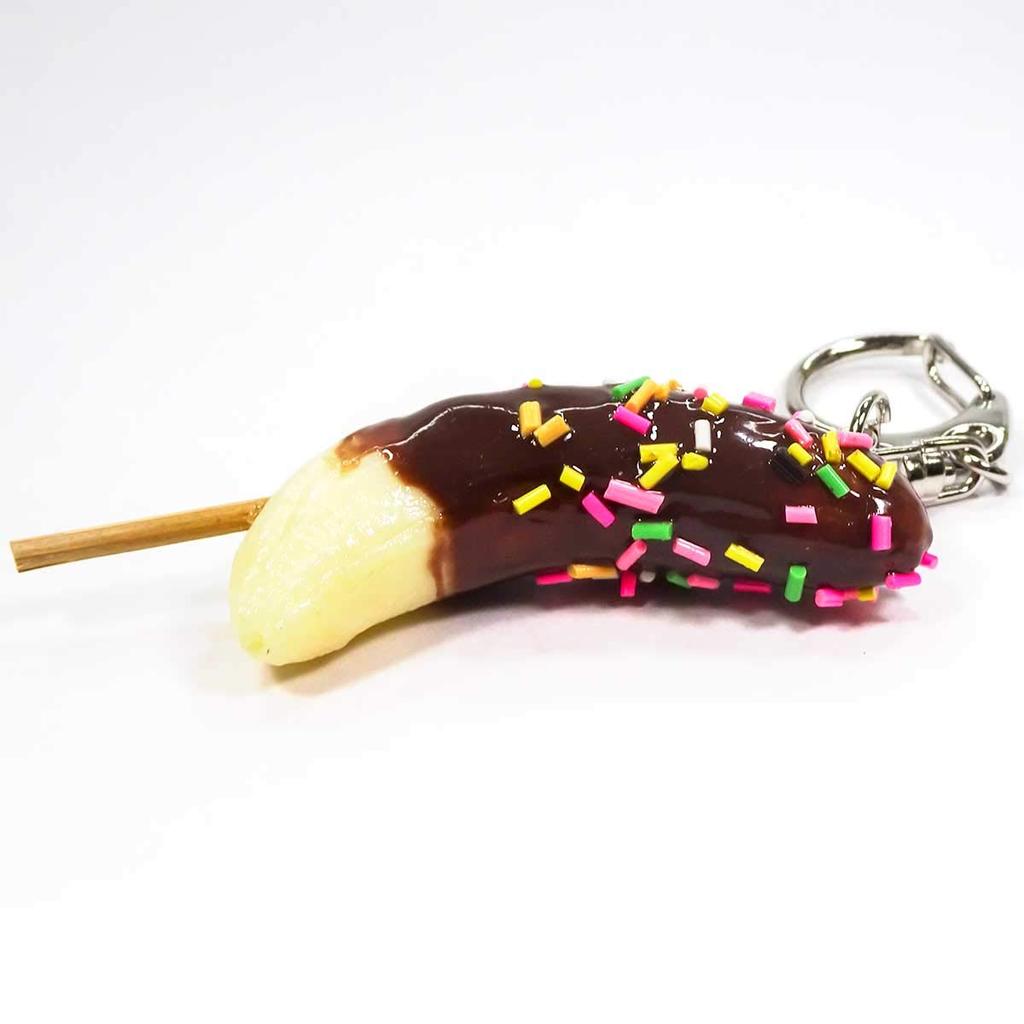 Food Sample Keychain Chocolate Banana That Looks Like You Could Eat It 285K -