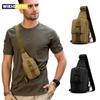 Bolsa Tática de Peito Mochila Militar de Trekking Bolsa Esportiva EDC Bolsa de Ombro Bolsa Transversal Bolsa de Ataque para Caminhada Ciclismo Acampamento