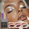 Metallic Lustrous Waterproof Eyeliner Gel Pen Cosmetic Pigmented Make Up Eyeliner Pencil Eyebrow Pencil Makeup Products for Women's Makeup