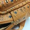 [Pre-Owned] Studded Monogram Print Faux Leather Mini Backpack - Good #1RTZ1QD
