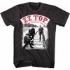 ZZ Top Tonnage Tour Men T Shirt Baddest Men Rock Band Album Music Merch Black
