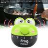 Cartoon Animal Shape Kitchen Timer Mechanical Counters Clock for Cooking Timing Tool(Green)