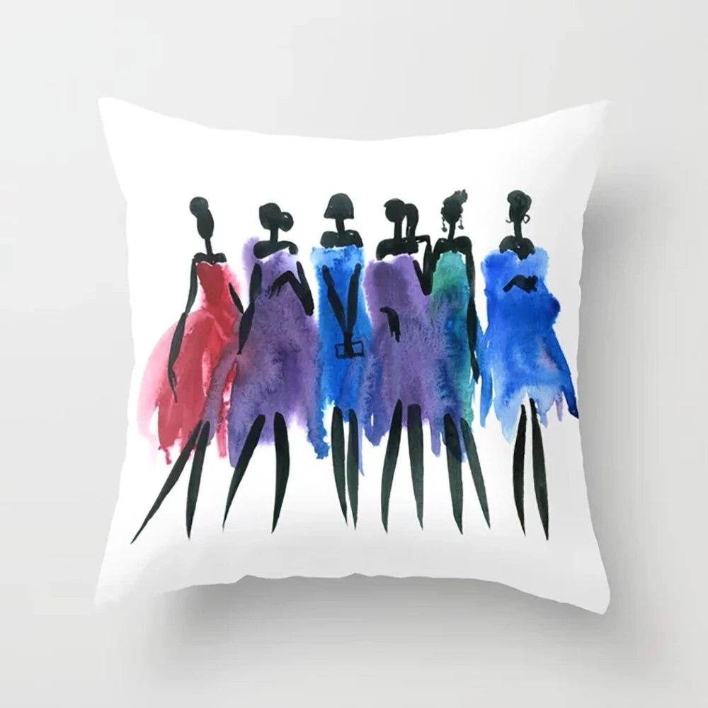 Abstract Animal Print Pillow Cover for Bedroom Living Room Home Decor Cushion