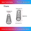 Stainless Steel Pagoda-Shaped Trapezoidal Compression Spring for Battery