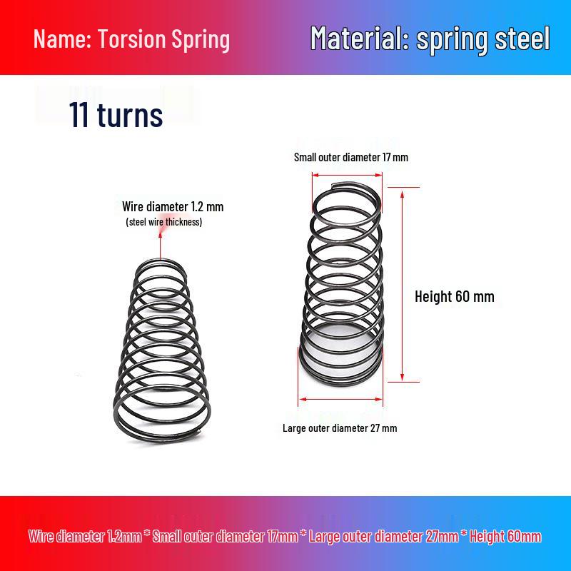 Stainless Steel Pagoda-Shaped Trapezoidal Compression Spring for Battery