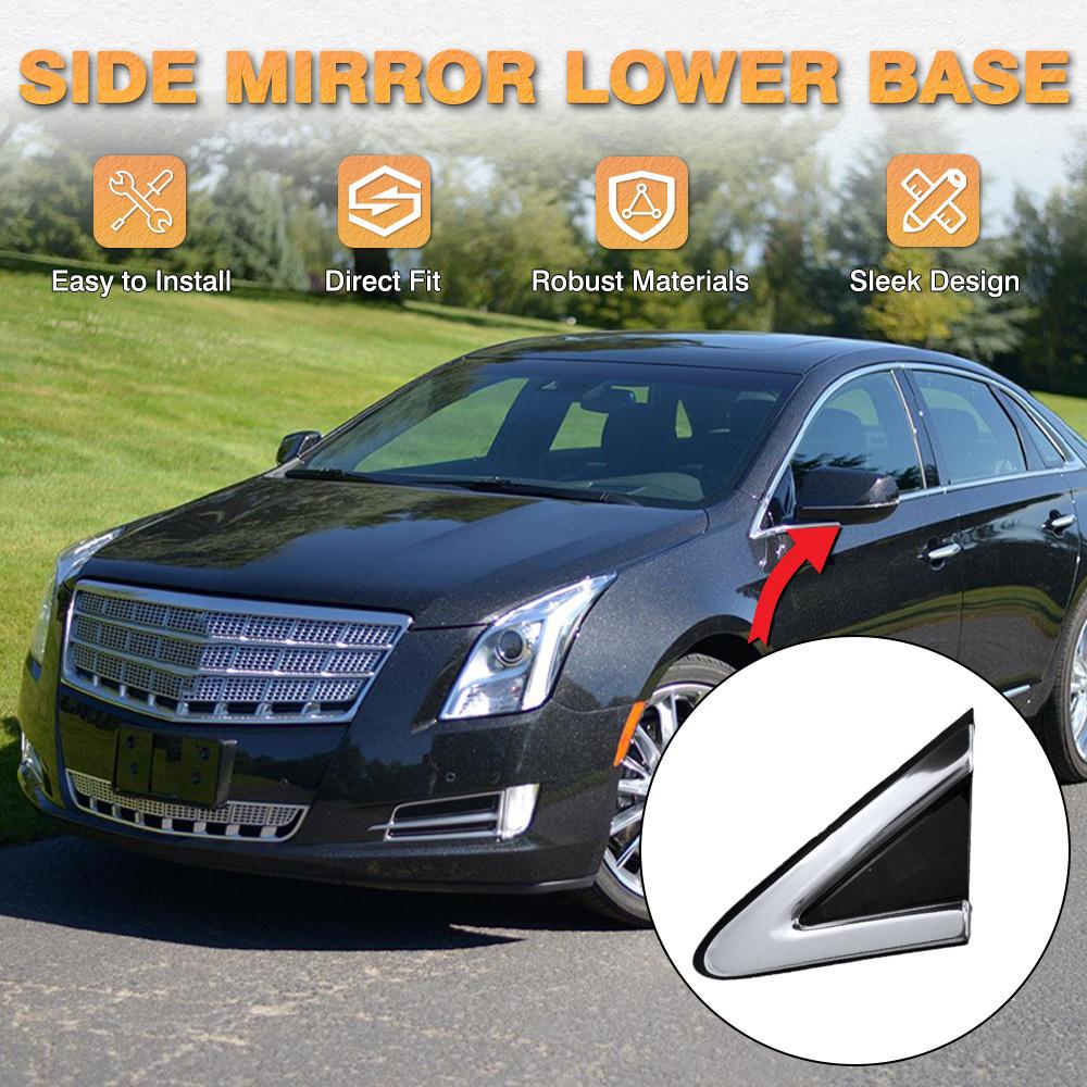 

Left/Right Rearview Mirror Triangle Plate Trim for Cadillac XTS 2013-2019