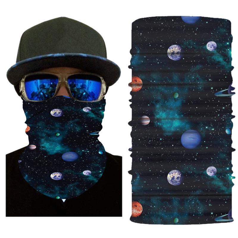 36 stylů multifunkční šátková maska prodyšná poloviční obličejová bezešvá bandana rave maska na obličej