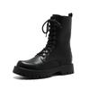 Neue Outdoor Herrenstiefel Luxusmarke High Top Plateau Freizeitschuhe Designer Leder Business Büro Arbeitsstiefel Hombre Mann Botas