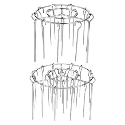 Space Saving Grill Detachable Vertical Barbecue Skewer Bracket Baking Needle Practical BBQ Tool Air Fryers Accessories