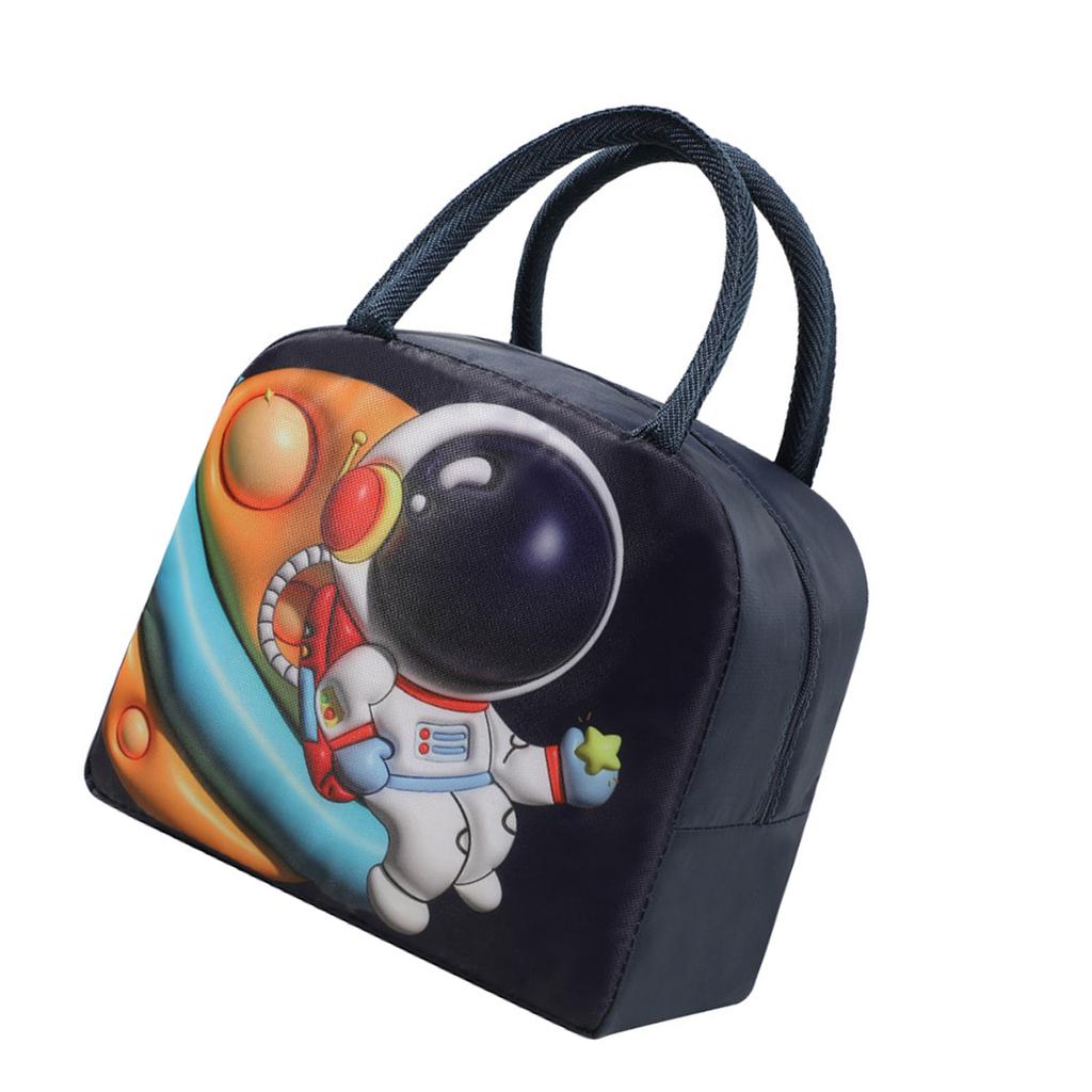 Cute Insulated Lunch Bag Snack Box Practical Cloth Lunch Tote Convenient School Lunches Crarrying Pouches for Kids