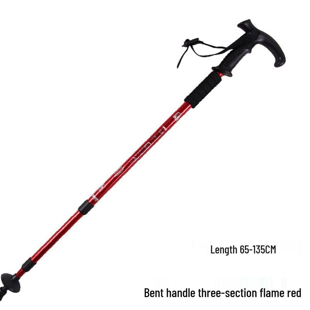 Professional Telescopic Aluminum Trekking Poles – Outdoor & Nordic Walking, Hiking, Climbing, and Mountaineering Equipment.