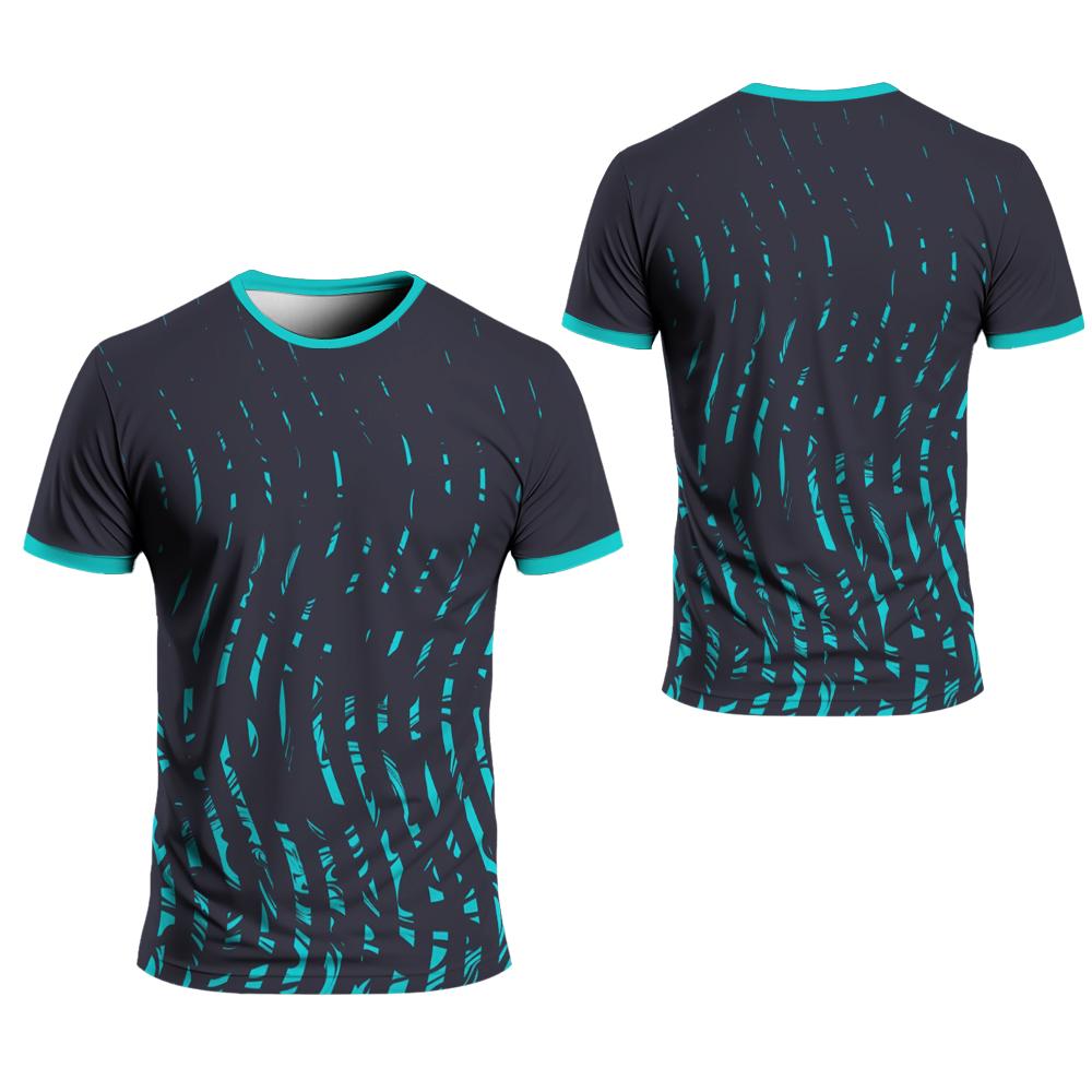 Abbigliamento Palestra Uomo Estate Girocollo Asciugatura Rapida Maglietta Tennis Badminton Ping-Pong Abbigliamento Sportivo Corsa all'Aperto Fitness Magliette da Uomo