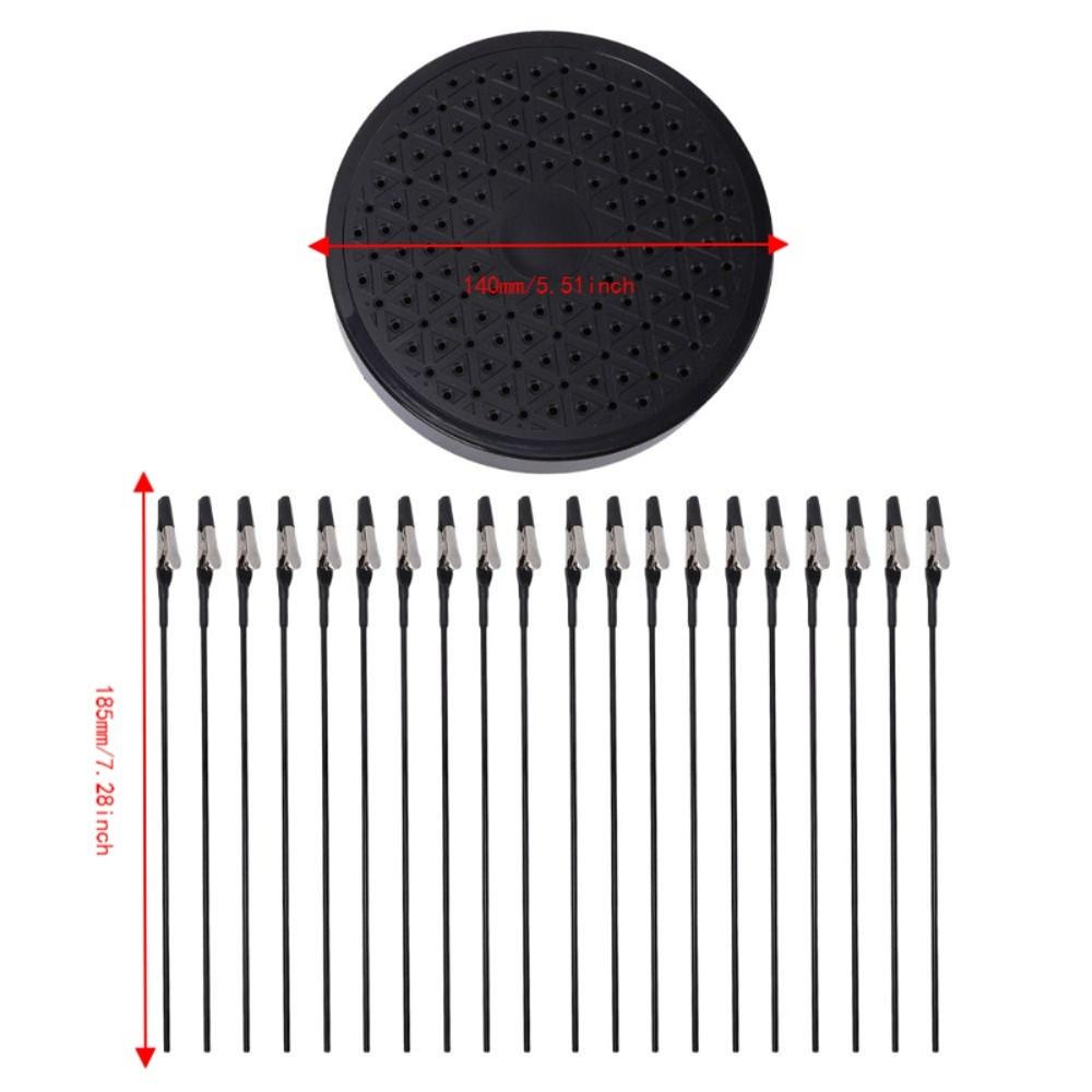 20 Bendable Clips Model Painting Stand 360 Degree Rotation Model Painting Kit  For Hobby Modeling