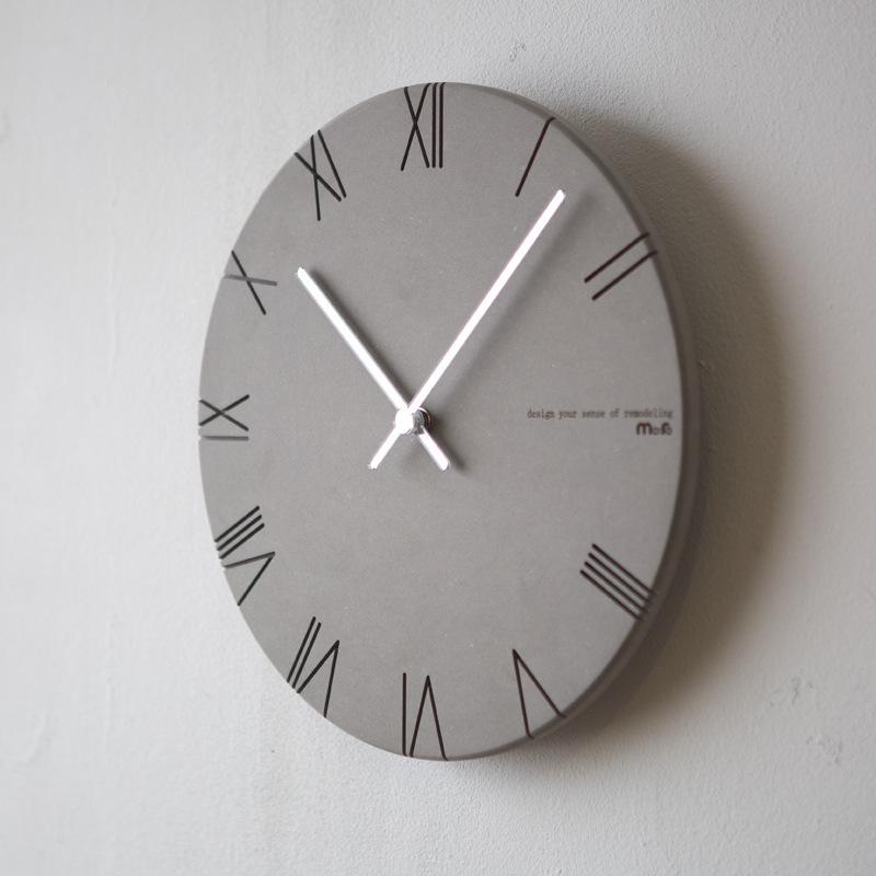 Modern Wall Clocks Simple Living Room Round Wall Watch Bedroom Silent Decoration Clock Creative Home Decoration Accessories
