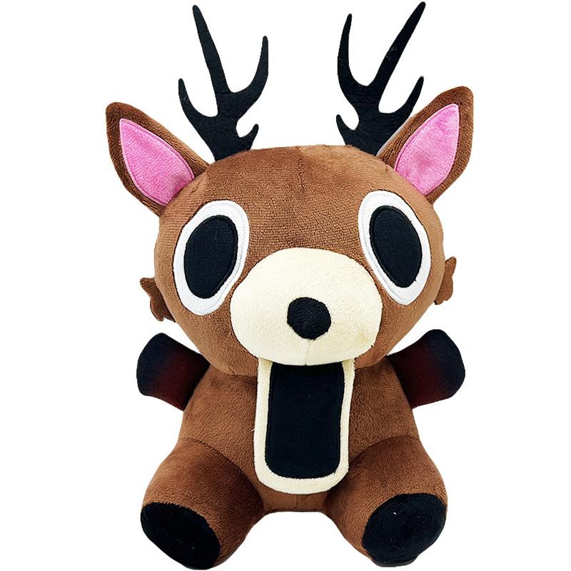 NEW 99 Nights In The Forest Deer Plush Cartoon Baby Deer KEYCHAIN Plushie Doll Game Peripherals Bag Stuffed Decor Toy Fans Gift