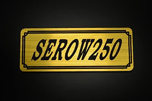

QE-507-1 SEROW250 Yamaha SEROW250 Exterior Tank Custom Parts Black and Gold Original Sticker