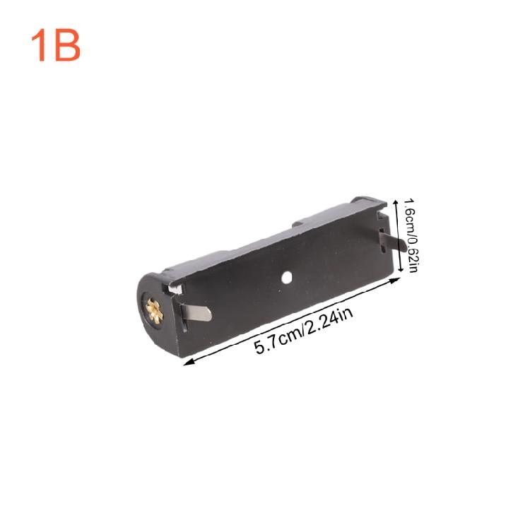 Heavy Duty 2A Battery Holder With Solderable Contacts Plastic Metal Hybrids Construction For Prolonged Use