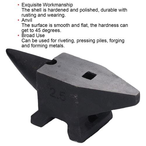 Working anvil, 2.5kg rust-resistant anvil steel for smith forging