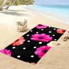 Vibrant Floral Polka Dot Design Beach Towel Quick-drying for Travel Outdoor Sports Jogging Beach and Swimming