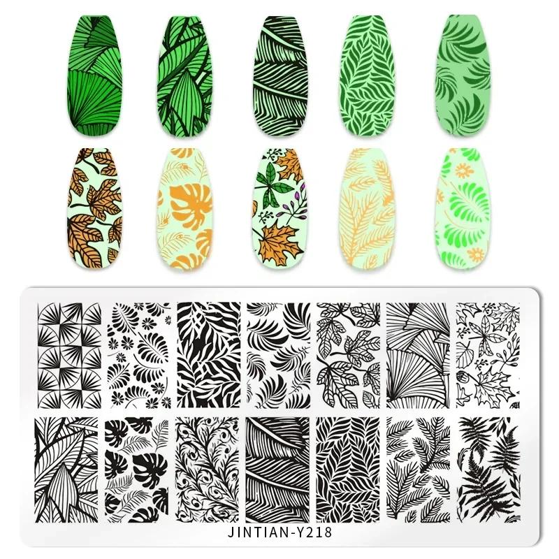 Nagelstempelplatten mit Schlangen- und Leoparden-Motiv, englische Buchstaben, Liebe, Herz, Blätter, Blumen, Design, Druckplatten, Nagelkunst, Schablone, Stempelwerkzeug