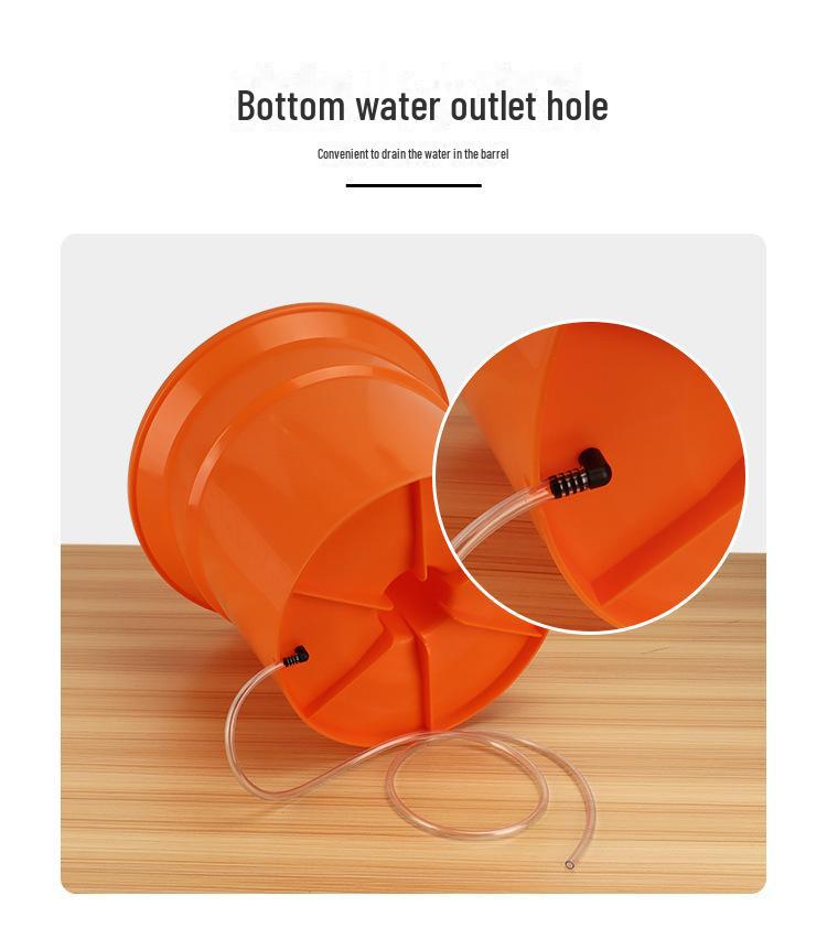 Manual Spin Dryer for Fruits & Vegetables: Multi-Purpose Salad Dehydrator & Drain Basket