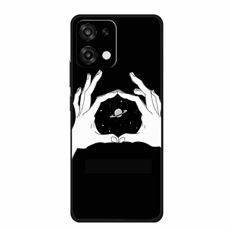For OPPO F31 Phone Case F 31 Funda Fashion Flowers Black Silicone Soft Back Cover For OPPO F31 5G 2025 Case CPH2781 Coque Shell