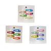 5Pcs Kids Hairpins Scratch-Resistant Surface Heart Decoration Girls Hair Clips Side Bang Hair Pins Hair Accessories