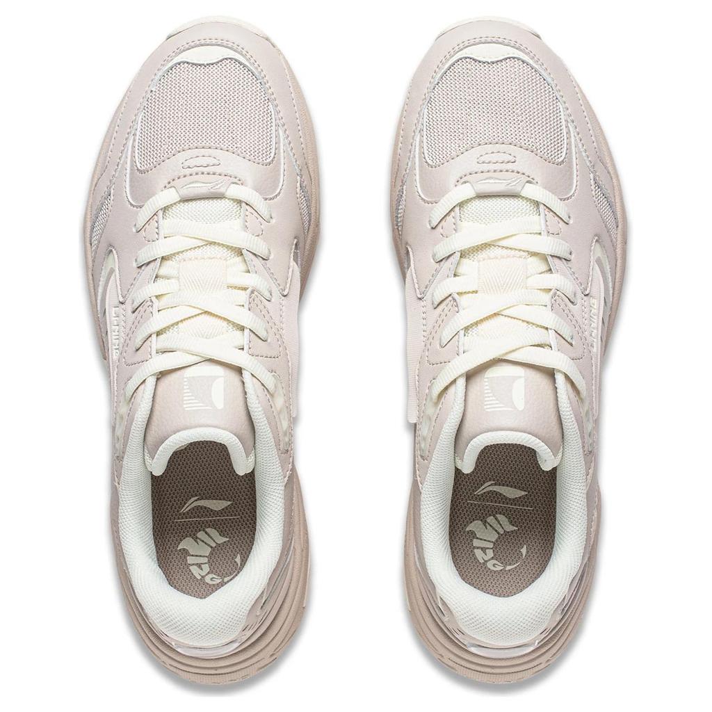 Li Ning Tiger Whale Synthetic Leather Fabric Soft Comfortable Wear Resistant Non Slip Low Top Casual Shoes Men casual shoes AGCU029-3