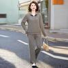 Women's Stylish Spring 2026 Hoodie Two-Piece Set for Middle-aged & Elderly
