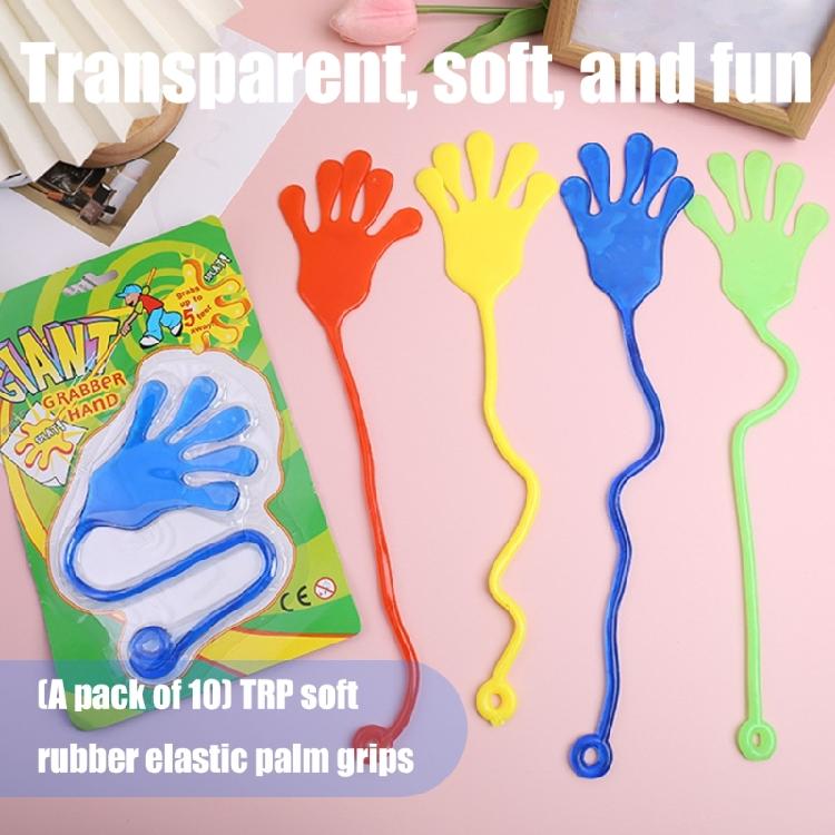 Reusable Stretchy Hand Toy 10PCS/Lot Funny Party Supplies Classroom Rewards Stress Relief Tools Kids Adults Multipurpose