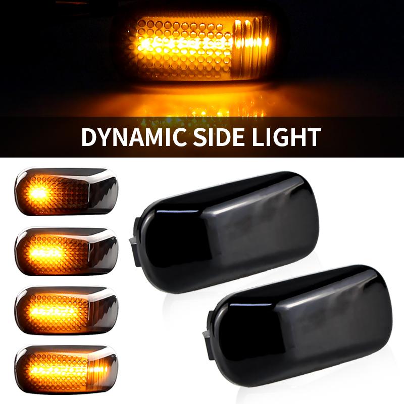 2PCS Car Fender Side Marker Light LED Dynamic Turn Signal Lamp For Honda Accord Civic City CR-V Fit/Jazz HR-V Odyssey Stream