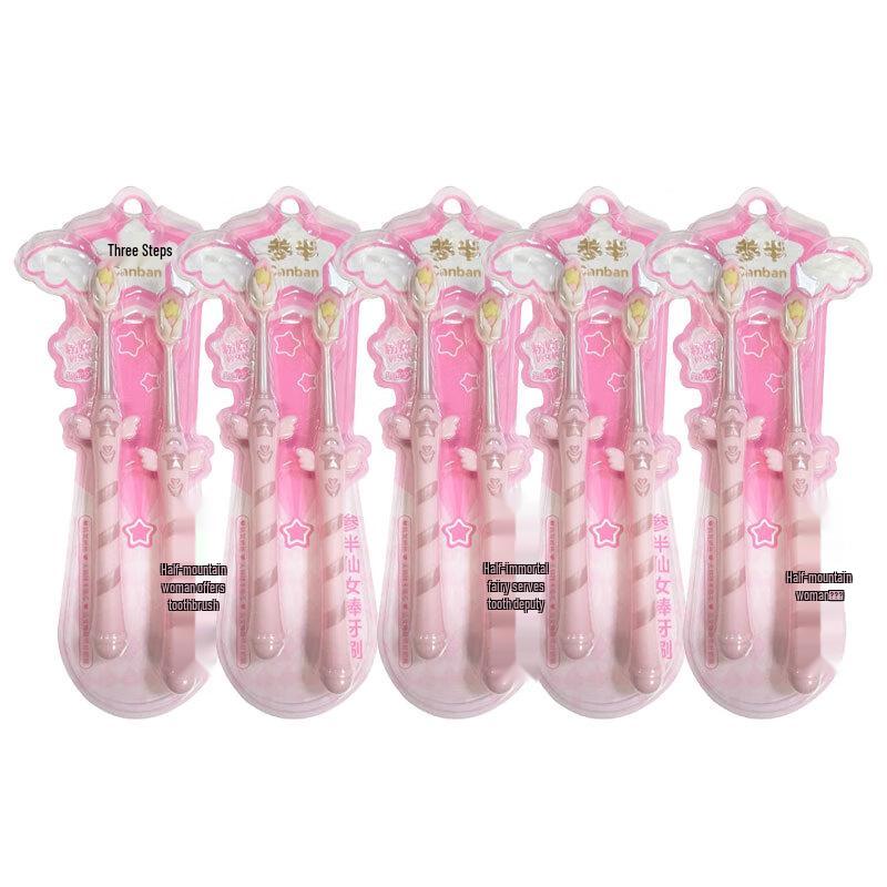 

Canban Fairy Wand Soft Bristle Toothbrushes, 10-Pack