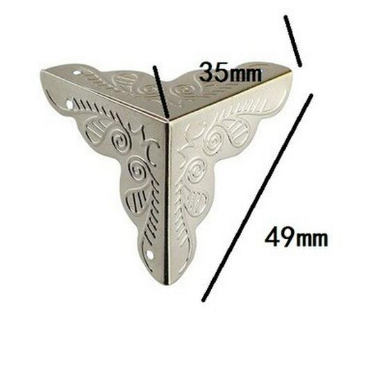 

25 мм разноцветные декоративные железные уголки-протекторы для деревянной подарочной коробки