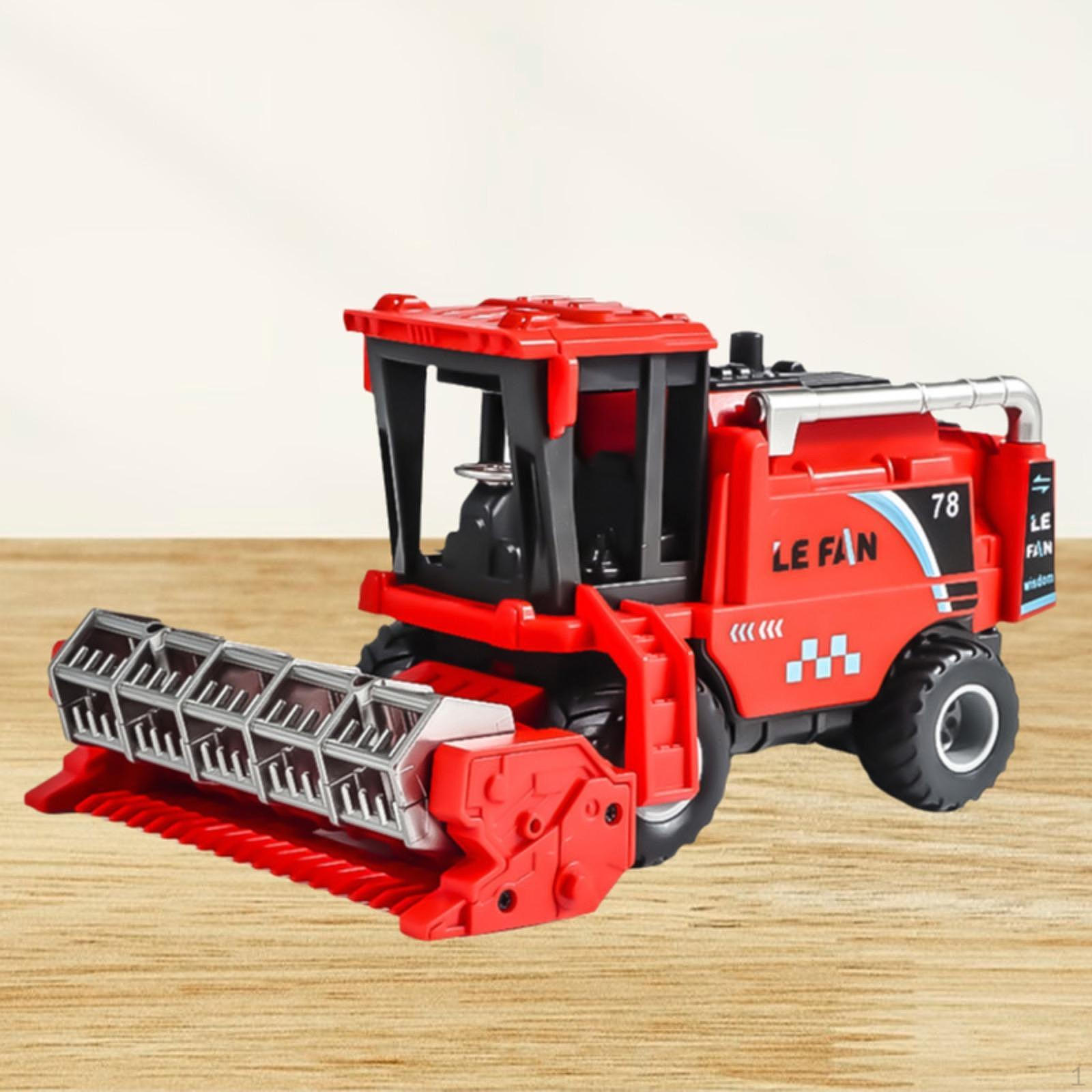 

Детская игрушка-комбайн с подвижными частями для моделирования фермы красный