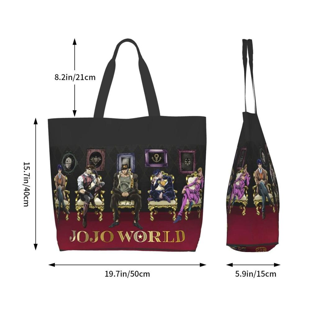 Bizarre Adventure Body Bag Bag Shopping Bag Large Capacity Tote Bag Bear School Handbag Cosmetic Bag Eco Bag Convenience Store Bag Shopping Bag