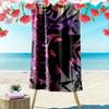 Gengar Print Beach Towel, Large Soft Quick Dry Towel for Beach Camping Swimming