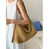 IELGY Ladies Straw Tote Bag - Large Capacity One Shoulder, Perfect for Beach Outings