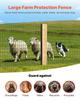 Farm Fence, 1 x 25 m, 2 x 4 in Mesh 2.1mm Galvanized Steel Wire Fencing for Cattle, Hog & Sheep, Heavy Duty Vinyl Coated Livestock Fence for Animal