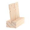 Natural Wooden Earring Holder Stand Jewelry Organizer Display Storage Rack S