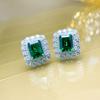Exquisite Female Pierced Earrings Dazzling Zirconia Lady Engagement Accessories for Women Aesthetic Fashion Jewelry Gift