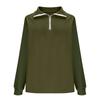Women Fall Fashion Long Sleeve Shirts Patchwork Sweatshirt Casual Pullover Tops