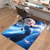 1pc Elsa Frozen II Magic Ice Snowflake Rug Home Office Outdoor Gift Carpet Matz041424