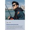 Smarte Bluetooth-Audiobrille, Musik hören und hochauflösende Anrufe führen, polarisierende Anti-UV-Gläser, bequeme Sonnenbrille