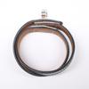 HERMES [Excellent Condition] Kelly Double Tour Z-stamped Box Calf/Swift Leather Bracelet T2 blackUsed