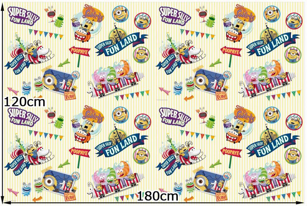 Skater Soft Picnic Sheet 180 x 120 cm with Bag Minion Amusement Park Person SVS4 3-4