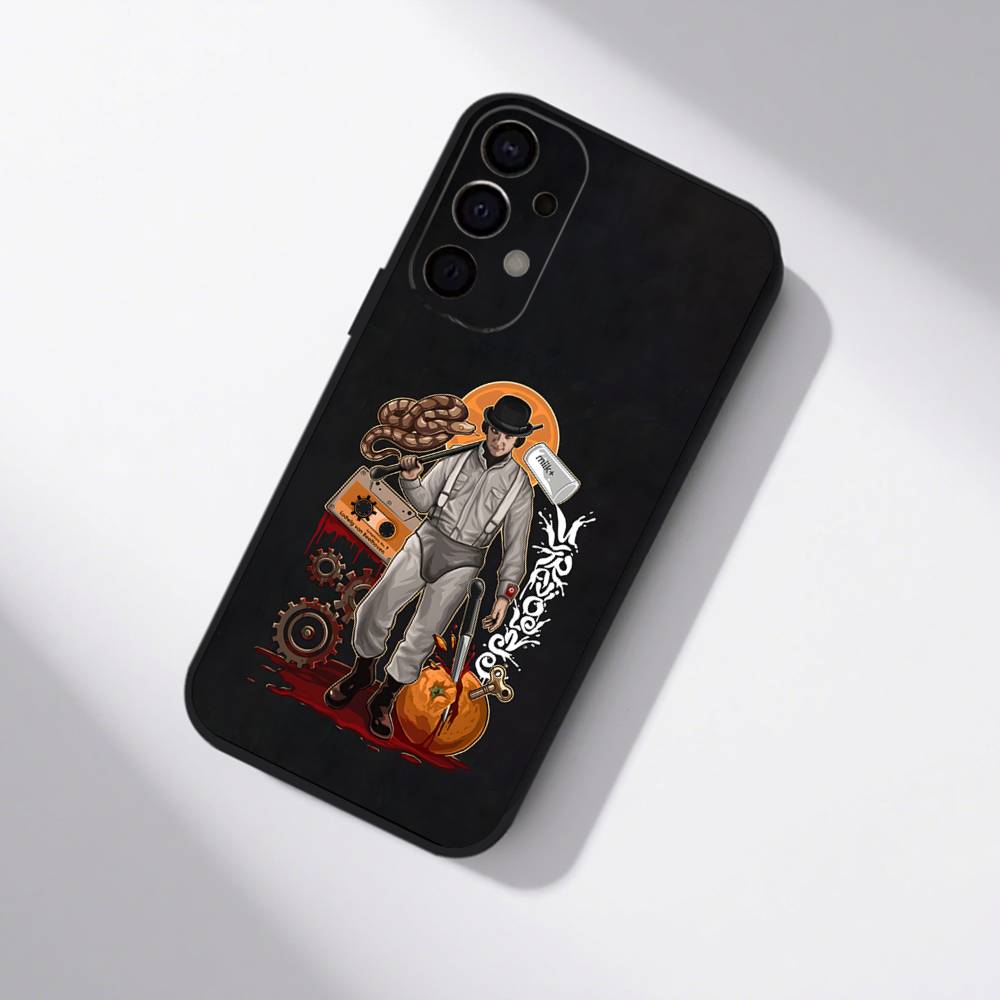 A C-Clockwork O-Orange Phone Case For Samsung S25,S24,S21,S22,S23,S30,Ultra,S20,Plus,Fe,Lite,5G Black Cover