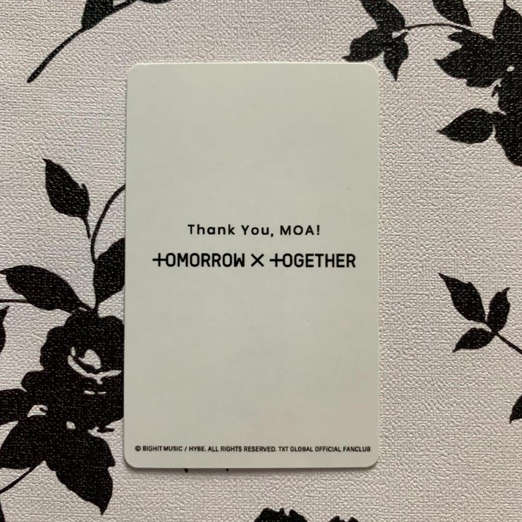 [USED] TXT Yeonjun New Membership Referral Campaign FC Bonus Trading Card