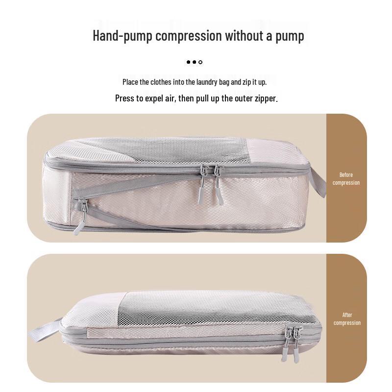 GuXu 5-piece Travel Compression Storage Bag Set