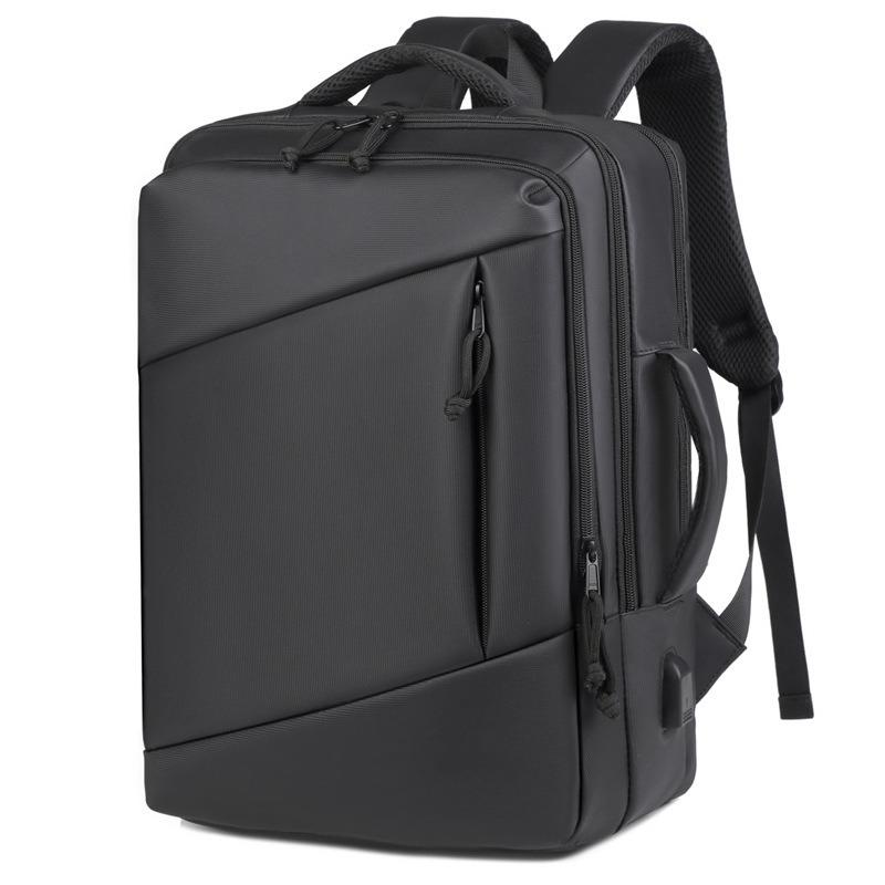 New Backpack for Men and Women, Large Capacity Solid Color Backpack for Commuting, Business Travel, Computer Bag