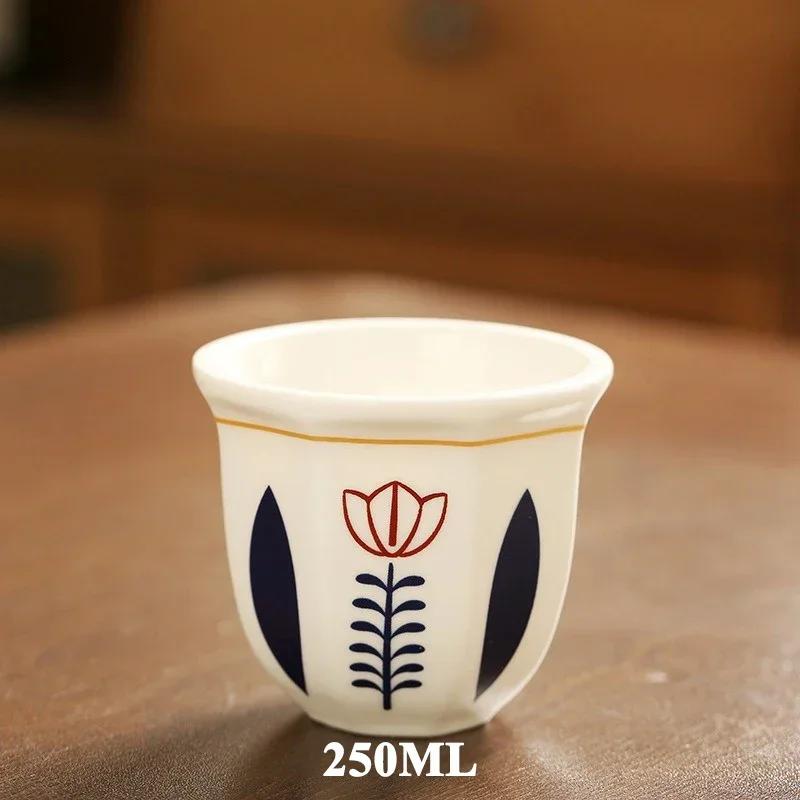 180/250ml Esspresso Cup Ceramics Mugs Middle Eastern Style Hand Held Milk Cappuccino Latte Art Coffee Cup Teaware for Gifts